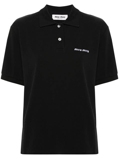 miu miu mens polo shirt